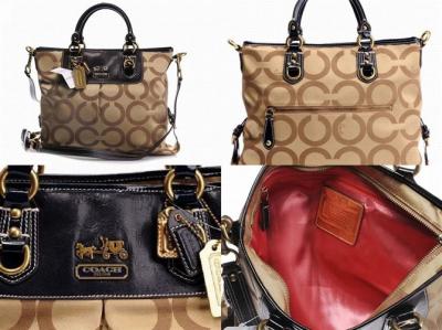 discount COACH bags - 12963 coffee/apricot